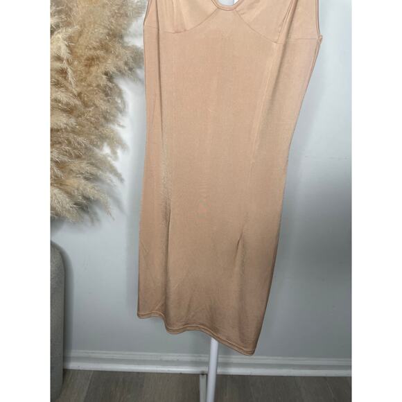 I.AM.GIA Mini Slip Dress Medium Nude Cream Tan - Picture 4 of 8